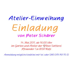 2011 mai atelier einweihung rafz