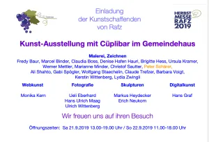 2019 sept. herbstmesse rafz